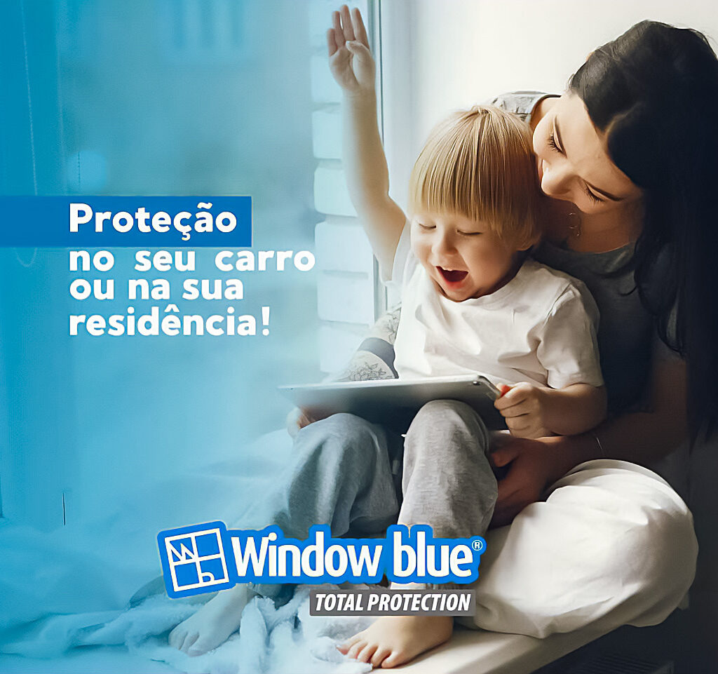 Window blue proteção no seu carro ou na sua residência V2